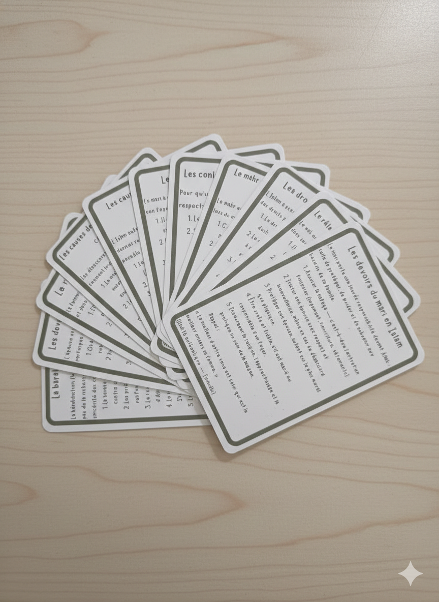 CARTES - QUIZ MARIAGE