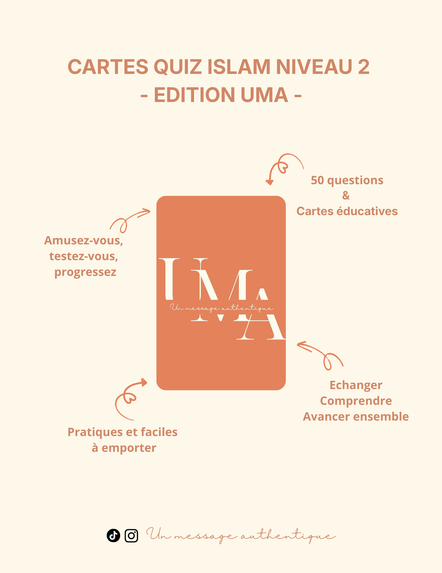 Ebook Quiz Islam – Niveau 2 : (50 cartes quiz + 10 cartes éducatives)